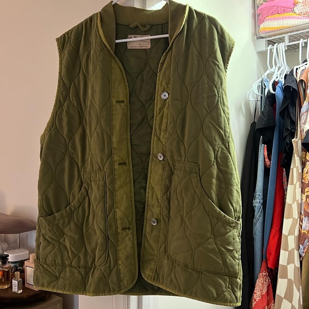 Free people quilted vest